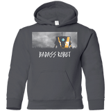 Sweatshirts Charcoal / YS BADASS ROBOT Youth Hoodie