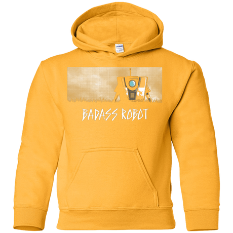 Sweatshirts Gold / YS BADASS ROBOT Youth Hoodie
