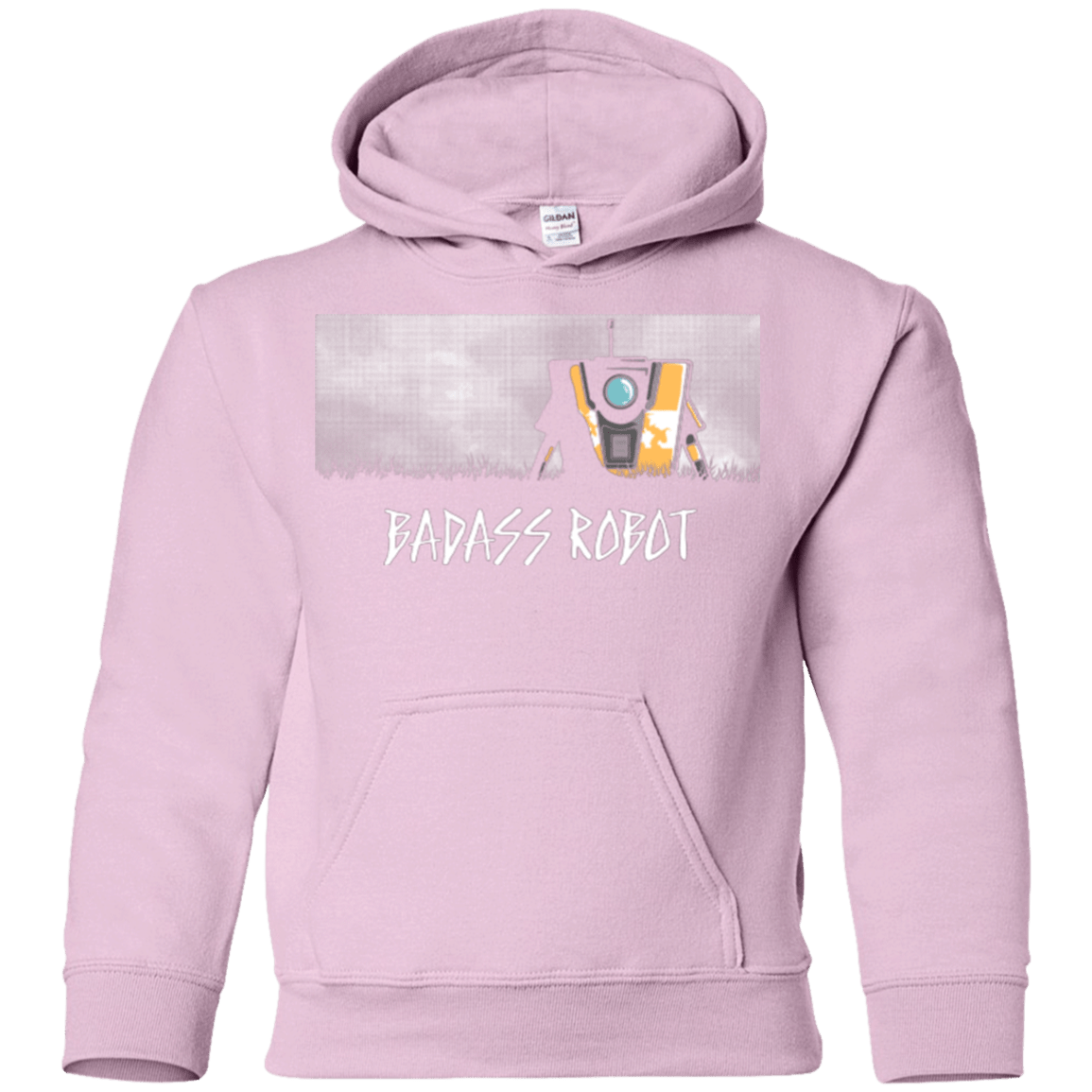 Sweatshirts Light Pink / YS BADASS ROBOT Youth Hoodie