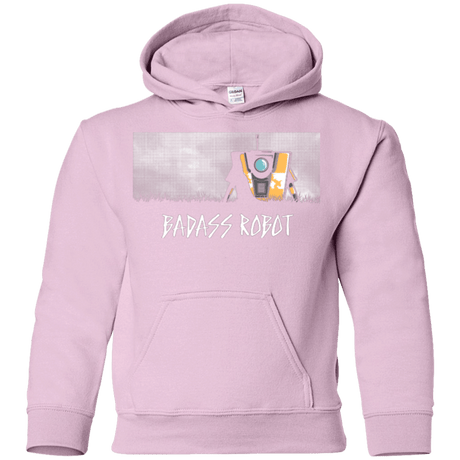 Sweatshirts Light Pink / YS BADASS ROBOT Youth Hoodie