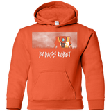 Sweatshirts Orange / YS BADASS ROBOT Youth Hoodie