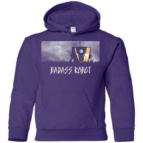 Sweatshirts Purple / YS BADASS ROBOT Youth Hoodie