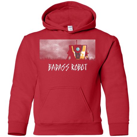 Sweatshirts Red / YS BADASS ROBOT Youth Hoodie