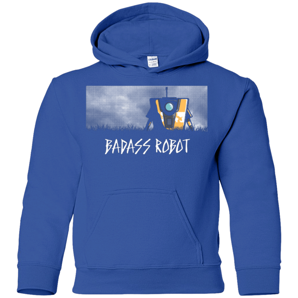 Sweatshirts Royal / YS BADASS ROBOT Youth Hoodie