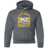 Sweatshirts Dark Heather / YS Badgers Youth Hoodie
