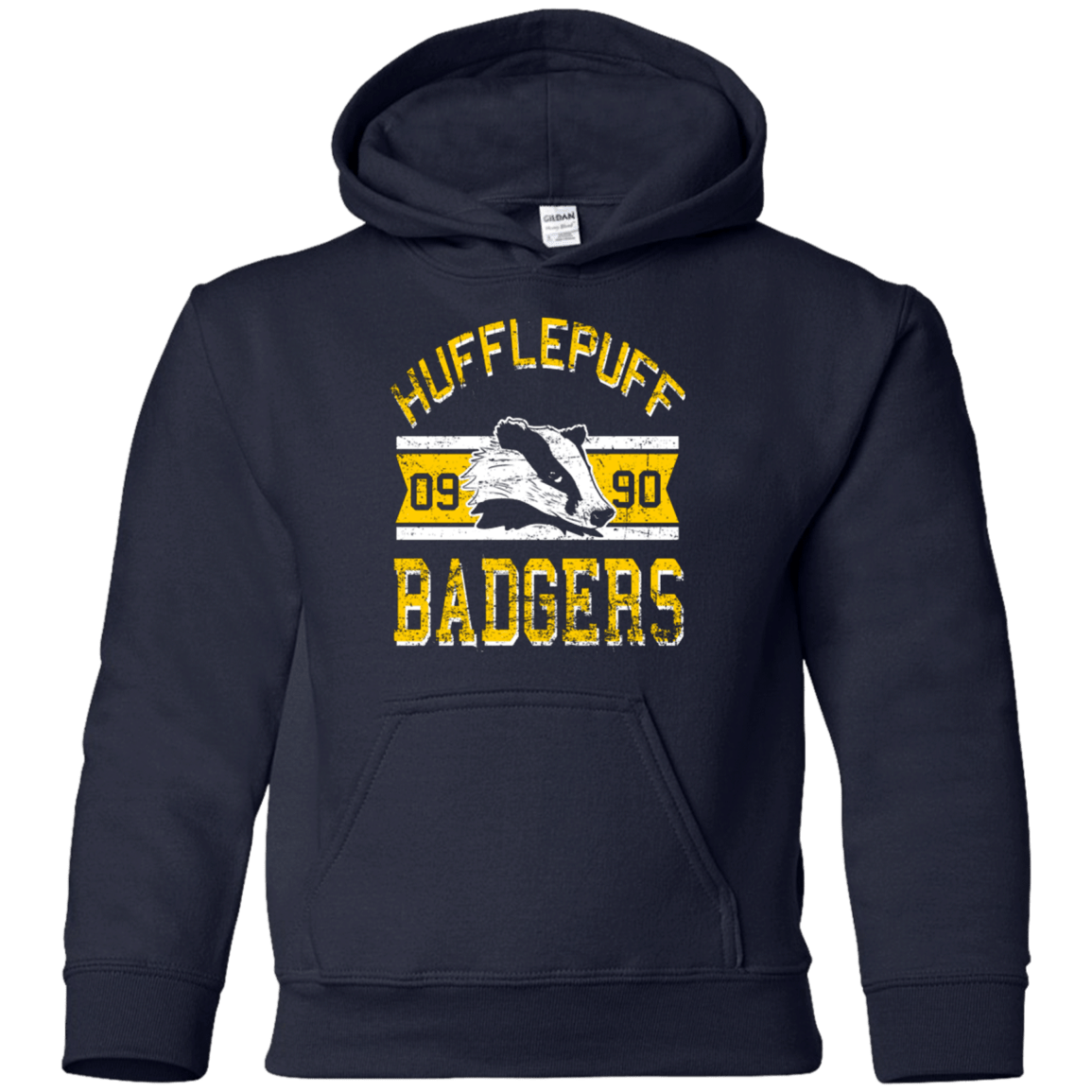 Sweatshirts Navy / YS Badgers Youth Hoodie