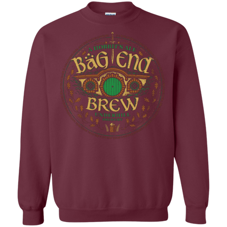 Sweatshirts Maroon / Small Bag End Brew Crewneck Sweatshirt