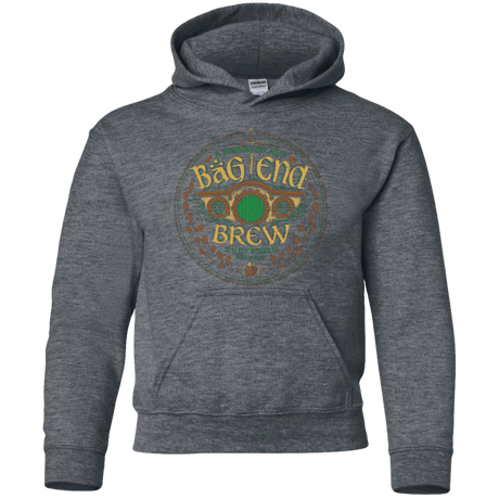 Sweatshirts Dark Heather / YS Bag End Brew Youth Hoodie