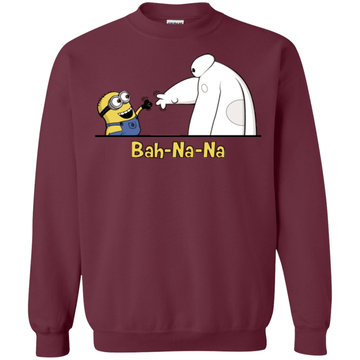 Sweatshirts Maroon / S Bah-Na-Na Crewneck Sweatshirt