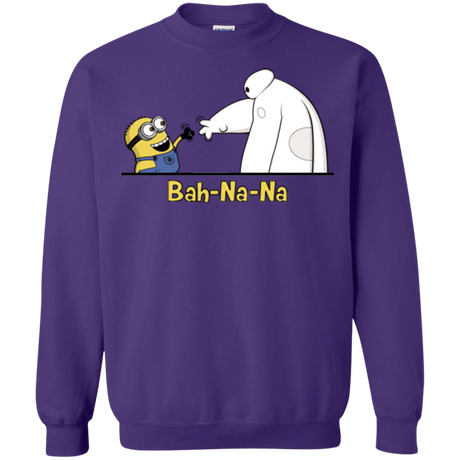 Sweatshirts Purple / S Bah-Na-Na Crewneck Sweatshirt