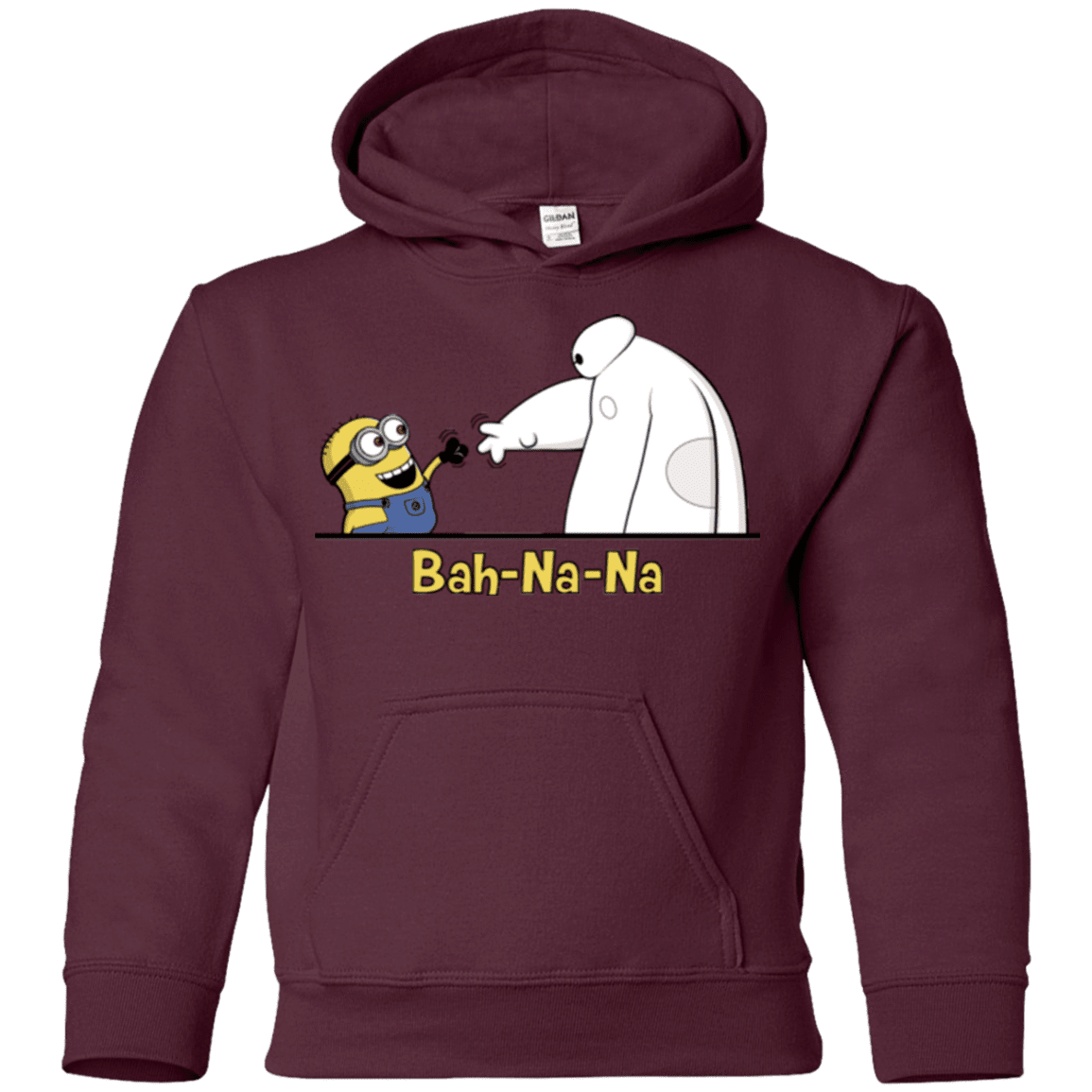 Sweatshirts Maroon / YS Bah-Na-Na Youth Hoodie