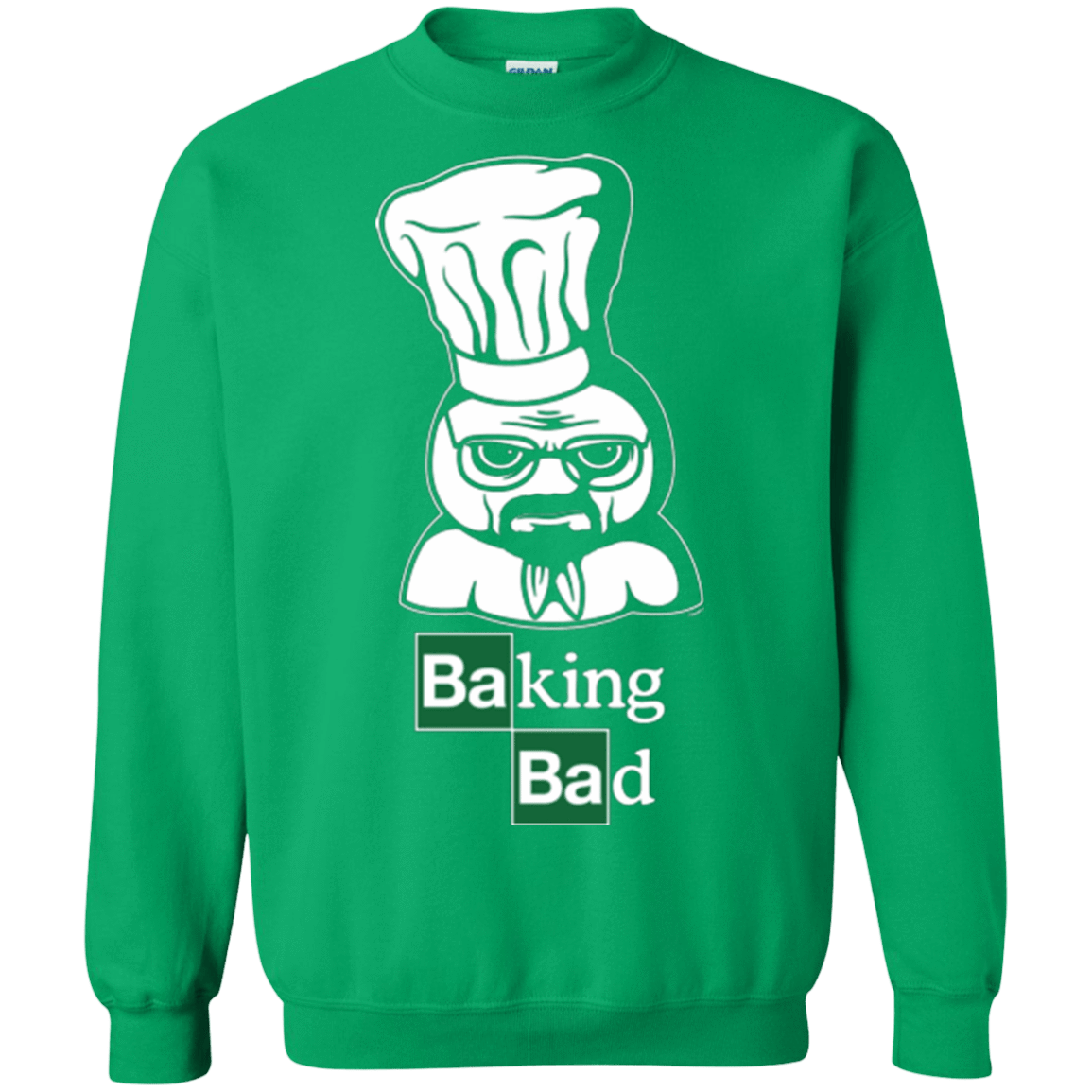 Sweatshirts Irish Green / Small Baking Bad Crewneck Sweatshirt
