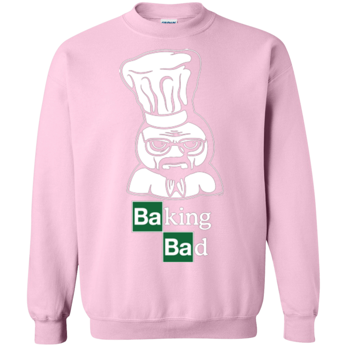Sweatshirts Light Pink / Small Baking Bad Crewneck Sweatshirt