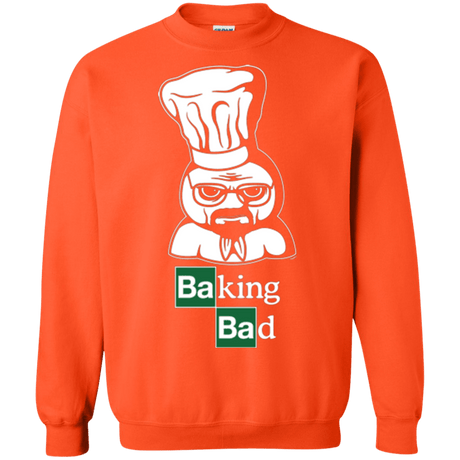 Sweatshirts Orange / Small Baking Bad Crewneck Sweatshirt