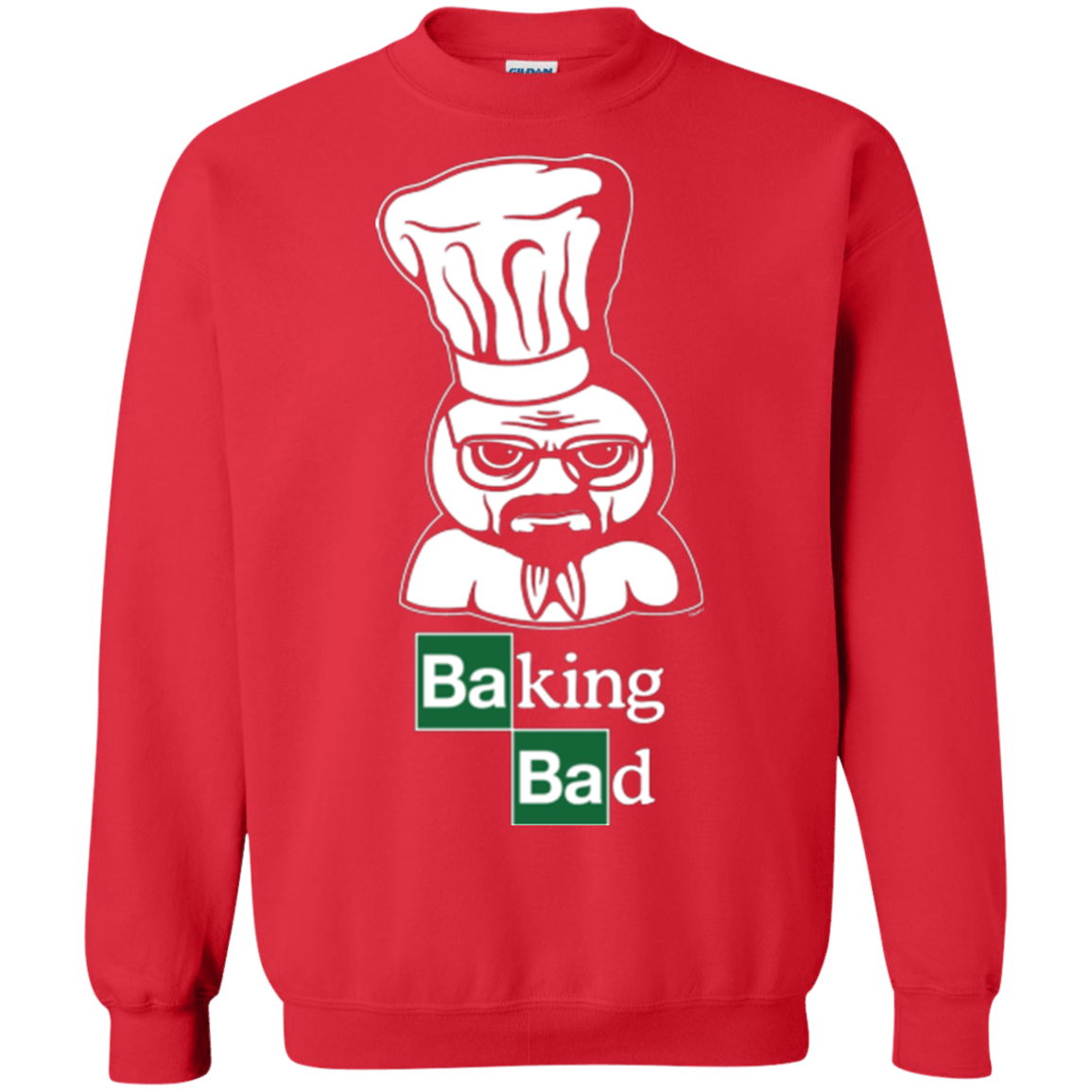 Sweatshirts Red / Small Baking Bad Crewneck Sweatshirt