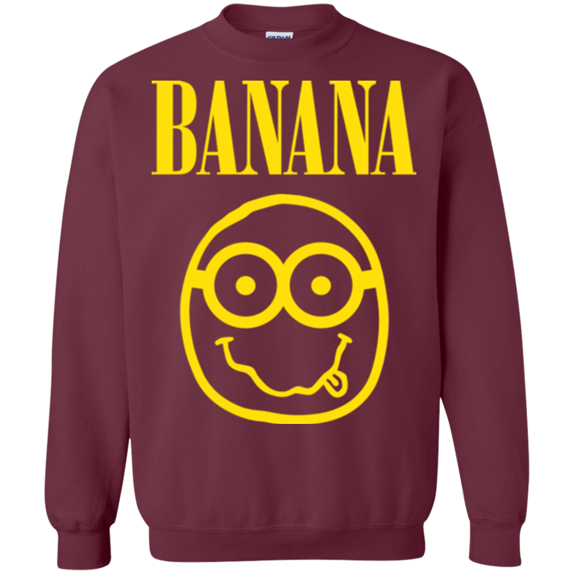 Sweatshirts Maroon / Small Banana Crewneck Sweatshirt