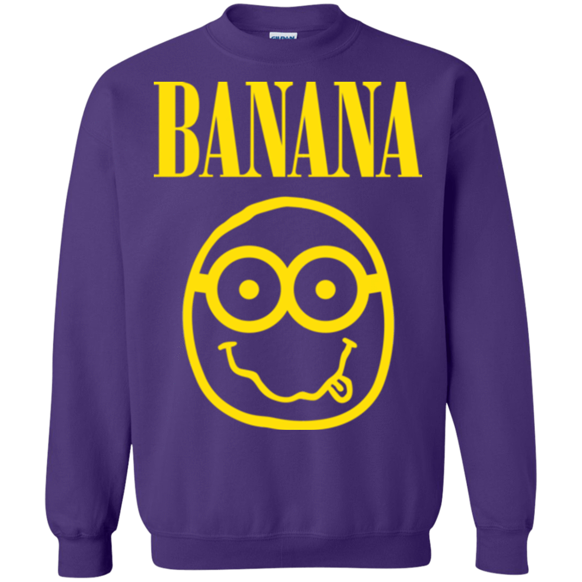 Sweatshirts Purple / Small Banana Crewneck Sweatshirt