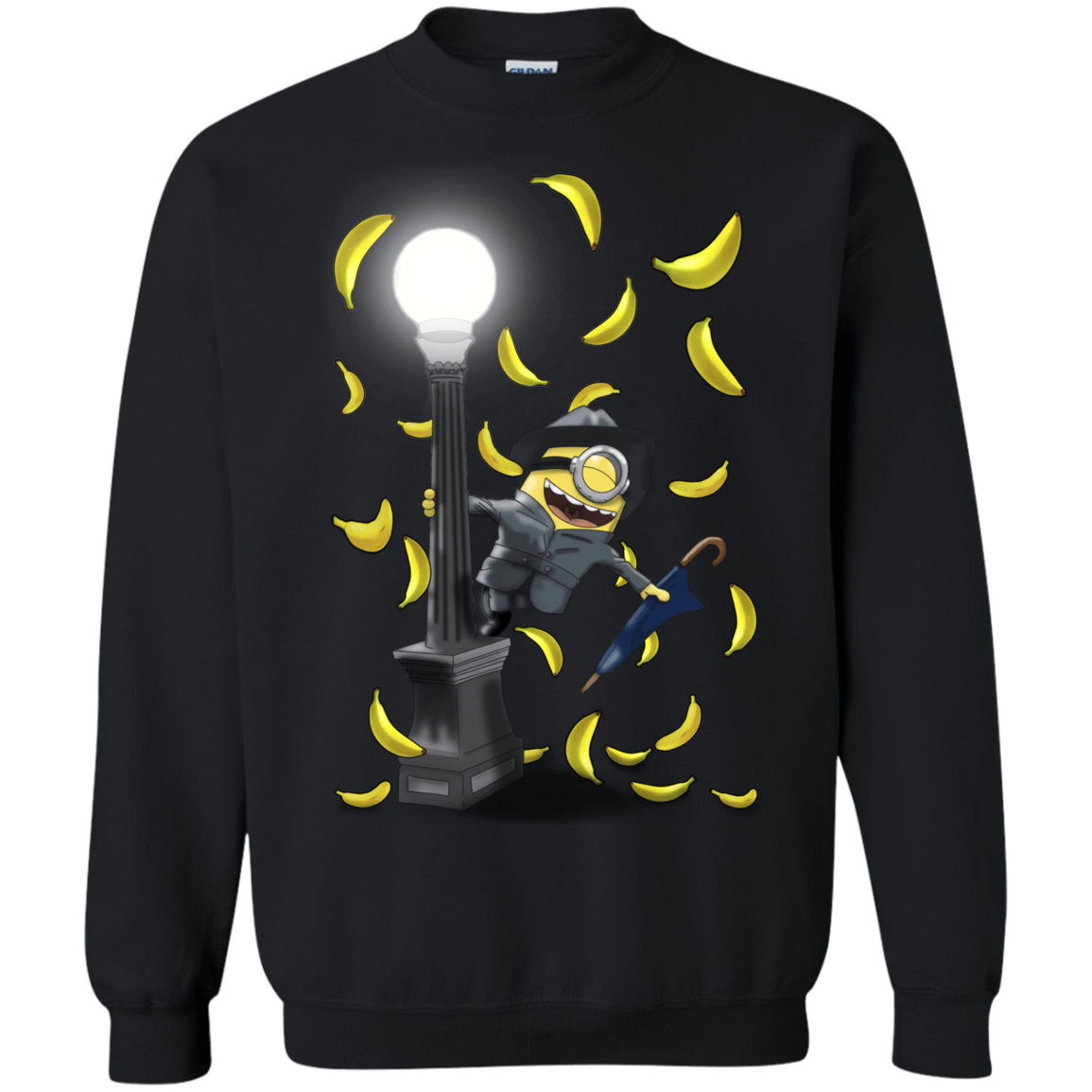 Sweatshirts Black / S Banana Rain Crewneck Sweatshirt