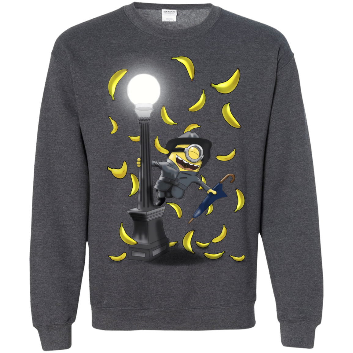 Sweatshirts Dark Heather / S Banana Rain Crewneck Sweatshirt
