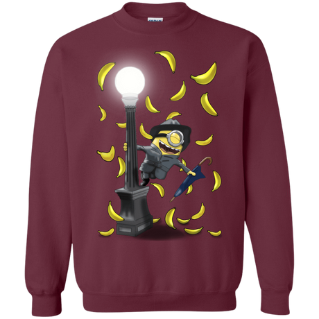 Sweatshirts Maroon / S Banana Rain Crewneck Sweatshirt