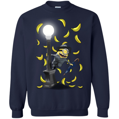 Sweatshirts Navy / S Banana Rain Crewneck Sweatshirt