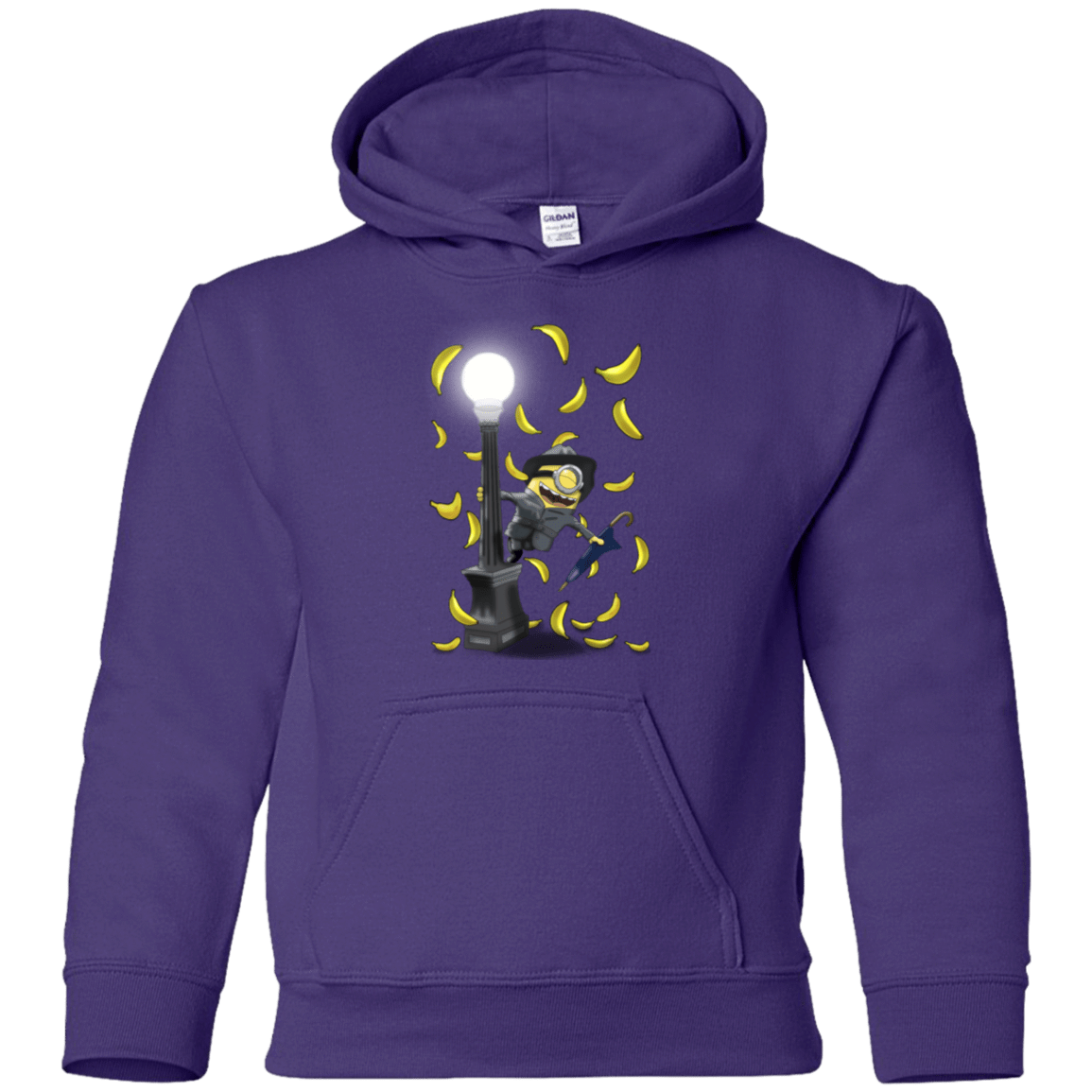 Sweatshirts Purple / YS Banana Rain Youth Hoodie