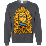 Sweatshirts Dark Heather / Small Banana Throne Crewneck Sweatshirt