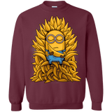 Sweatshirts Maroon / Small Banana Throne Crewneck Sweatshirt