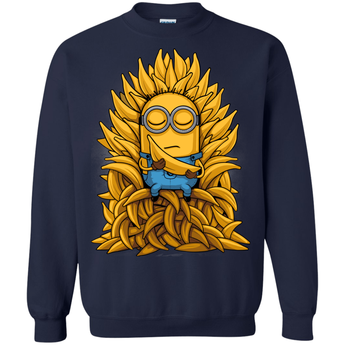 Sweatshirts Navy / Small Banana Throne Crewneck Sweatshirt