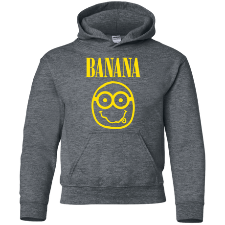 Sweatshirts Dark Heather / YS Banana Youth Hoodie
