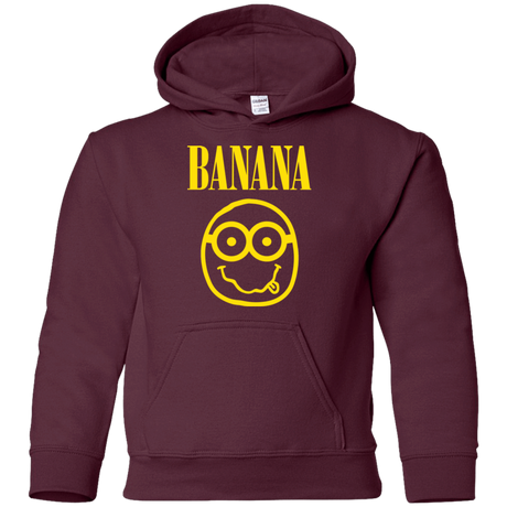 Sweatshirts Maroon / YS Banana Youth Hoodie