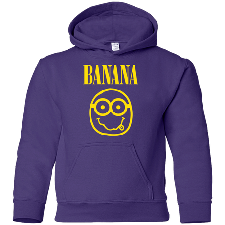Sweatshirts Purple / YS Banana Youth Hoodie