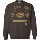 Sweatshirts Dark Chocolate / Small Bandicoot Time Crewneck Sweatshirt