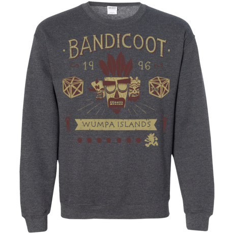 Sweatshirts Dark Heather / Small Bandicoot Time Crewneck Sweatshirt