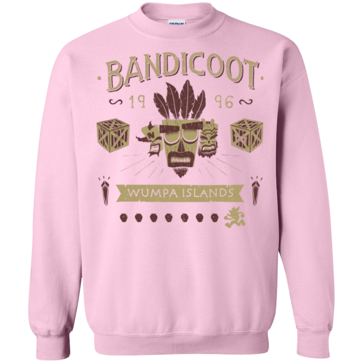 Sweatshirts Light Pink / Small Bandicoot Time Crewneck Sweatshirt