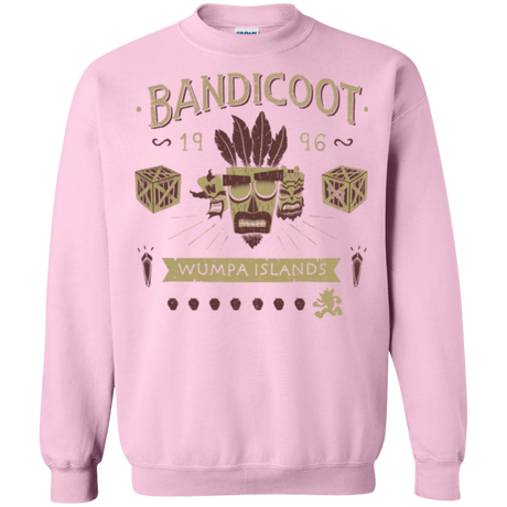 Sweatshirts Light Pink / Small Bandicoot Time Crewneck Sweatshirt
