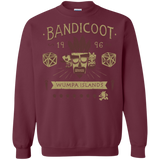 Sweatshirts Maroon / Small Bandicoot Time Crewneck Sweatshirt