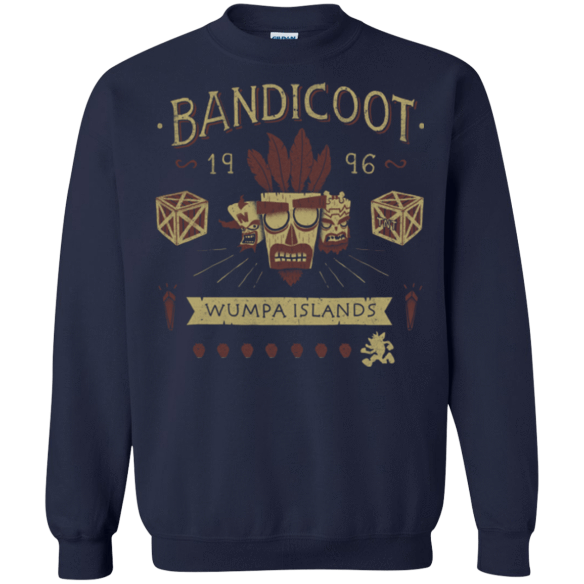 Sweatshirts Navy / Small Bandicoot Time Crewneck Sweatshirt