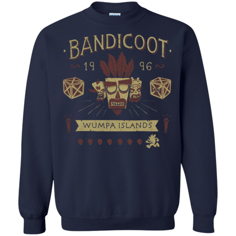 Sweatshirts Navy / Small Bandicoot Time Crewneck Sweatshirt
