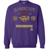 Sweatshirts Purple / Small Bandicoot Time Crewneck Sweatshirt