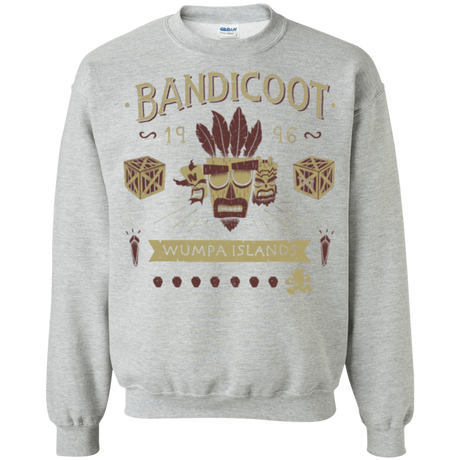 Sweatshirts Sport Grey / Small Bandicoot Time Crewneck Sweatshirt