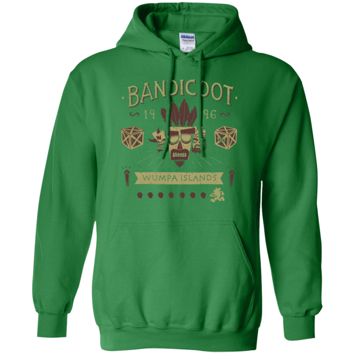 Sweatshirts Irish Green / Small Bandicoot Time Pullover Hoodie