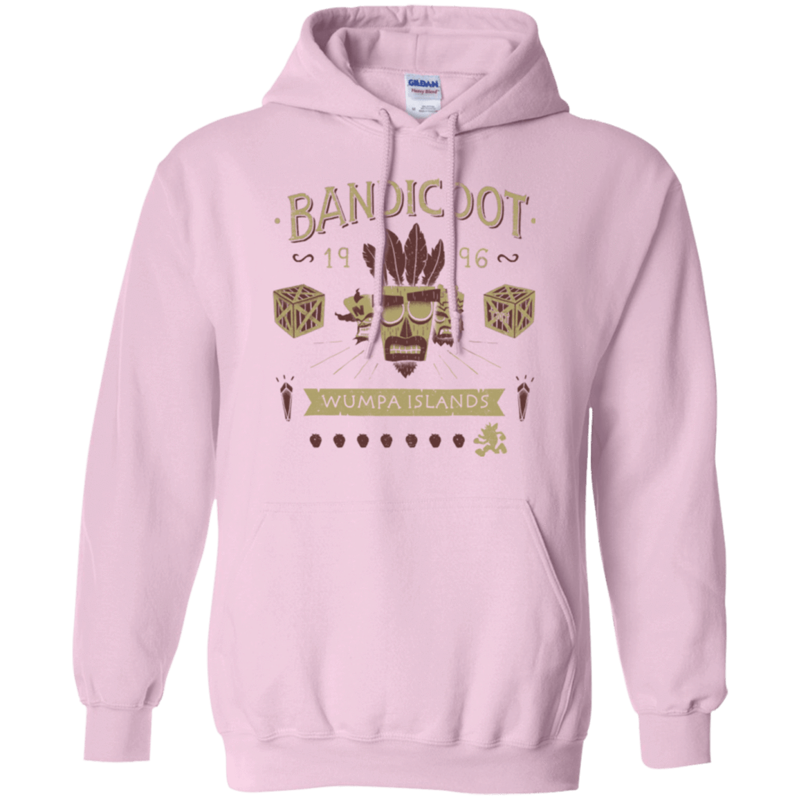 Sweatshirts Light Pink / Small Bandicoot Time Pullover Hoodie