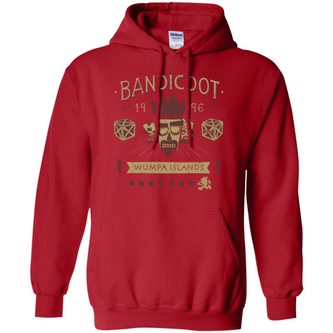 Sweatshirts Red / Small Bandicoot Time Pullover Hoodie