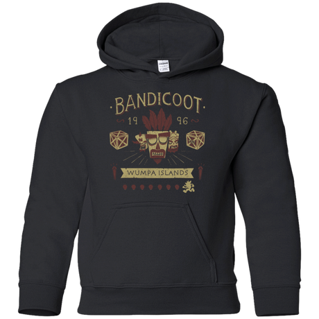 Sweatshirts Black / YS Bandicoot Time Youth Hoodie
