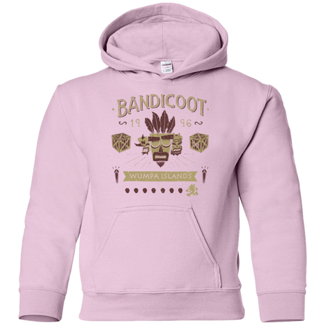 Sweatshirts Light Pink / YS Bandicoot Time Youth Hoodie
