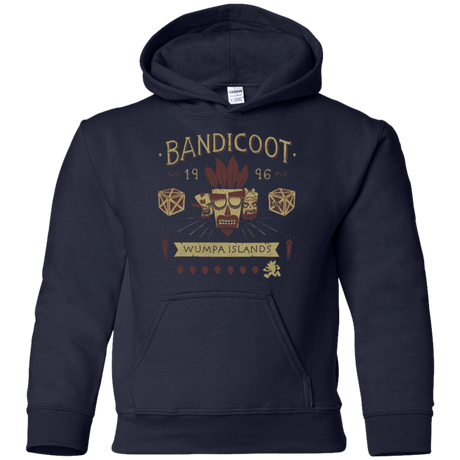 Sweatshirts Navy / YS Bandicoot Time Youth Hoodie