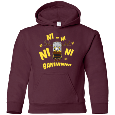 Sweatshirts Maroon / YS Baninini Youth Hoodie