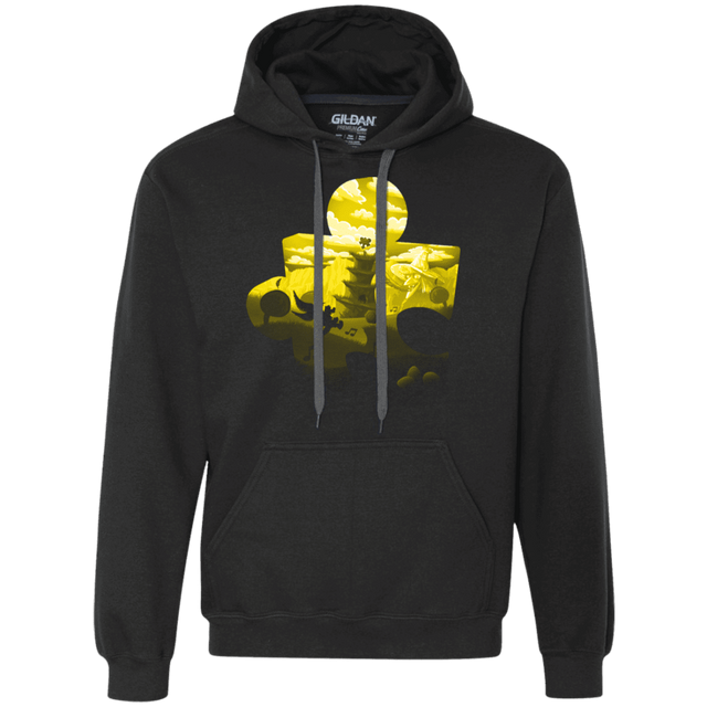 Sweatshirts Black / S Banjo Kazooie Silhouette Premium Fleece Hoodie