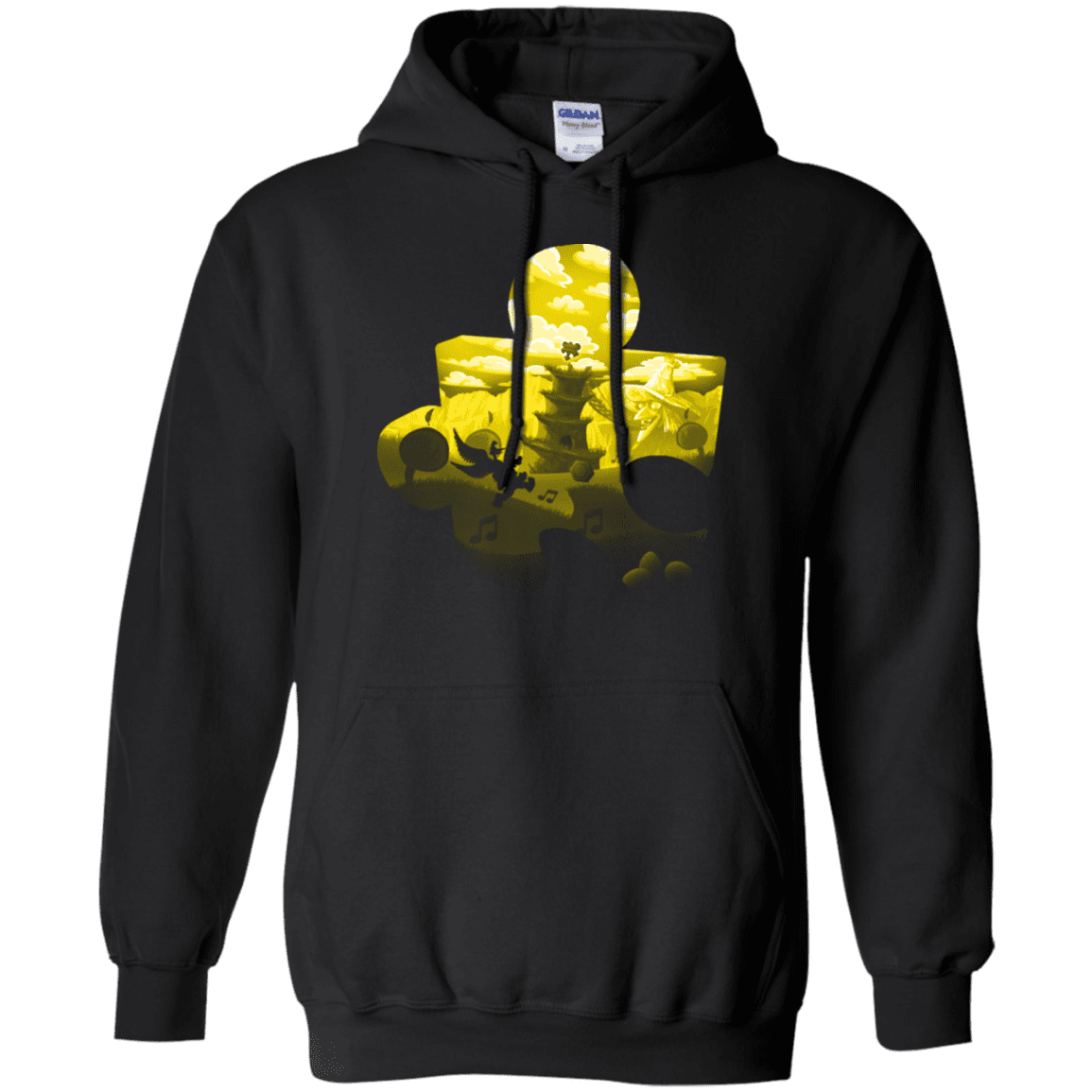 Sweatshirts Black / S Banjo Kazooie Silhouette Pullover Hoodie